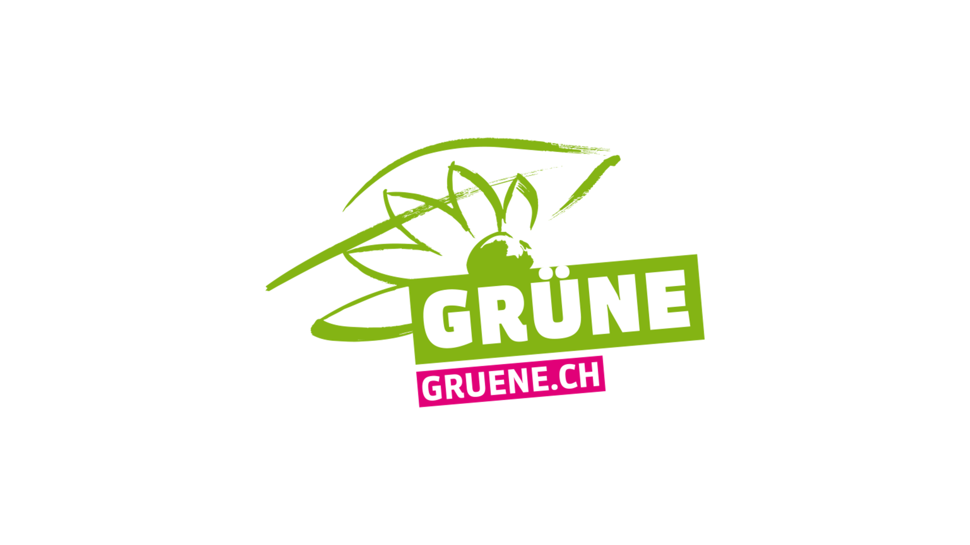 Logo of the Grüne, gruene.ch